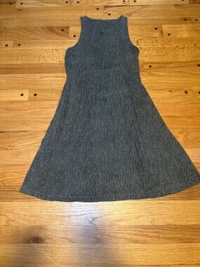 Athleta Reversible Tank Dress Striped Sleeveless Travel Casual Womens Sz S